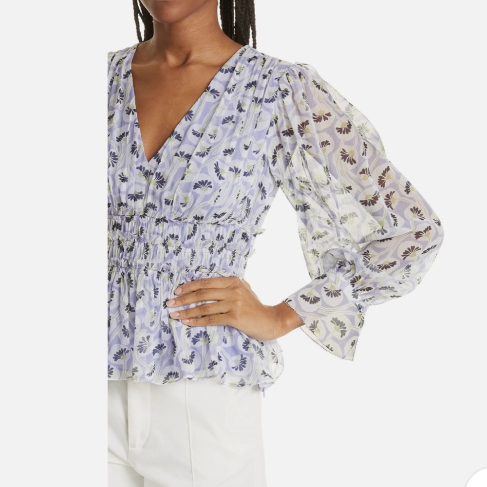 Rebecca Taylor adorable silk top-size 10